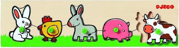 Djeco (01116) - "Farm" - 5 pieces puzzle