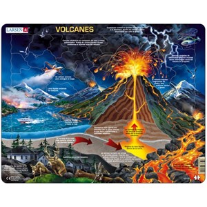 Larsen (NB2-ES) - "Volcanes - ES" - 70 pieces puzzle