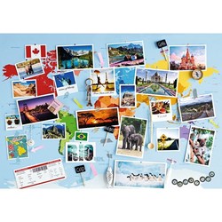 Ravensburger (19643) - "Journey Around The World" - 1000 pieces puzzle
