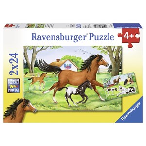 Ravensburger (08882) - "The world of the horse" - 24 pieces puzzle