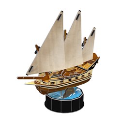 Cubic Fun (T4034h) - "Xebec" - 53 pieces puzzle