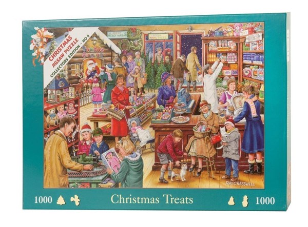 The House of Puzzles (3152) - "No.9, Christmas Treats" - 1000 pieces puzzle