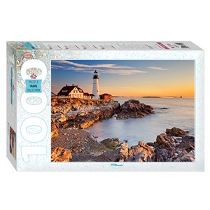 Step Puzzle (79119) - "Lighthouse in Portland" - 1000 pieces puzzle