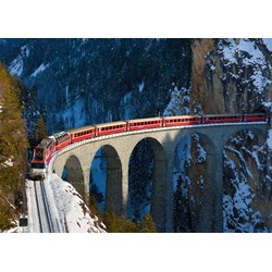 Ravensburger (19352) - "Landwasser Viaduct" - 1000 pieces puzzle