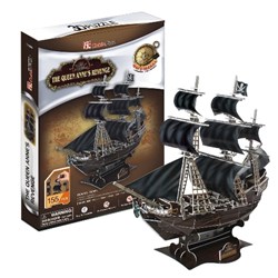 Cubic Fun (T4005H) - "Queen Anne's Revenge" - 155 pieces puzzle