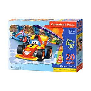 Castorland (C-02306) - "Racing Action" - 20 pieces puzzle