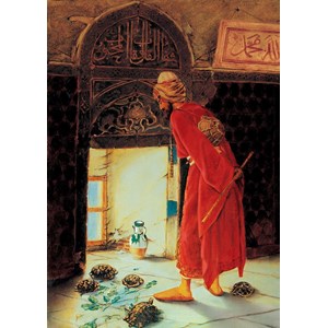 Art Puzzle (4452) - Osman Hamdi Bey: "The Turtle Trainer" - 1000 pieces puzzle
