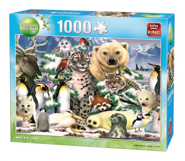 King International (05485) - "Artic Life" - 1000 pieces puzzle