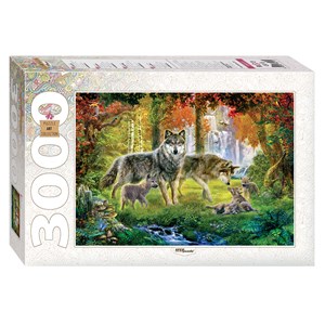 Step Puzzle (85013) - "Wolves" - 3000 pieces puzzle