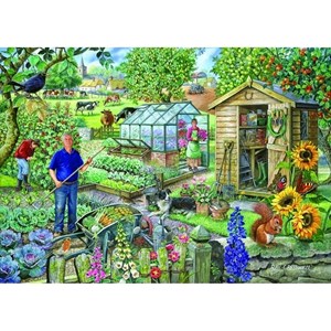 The House of Puzzles (2179) - "At The Allotment" - 500 pieces puzzle