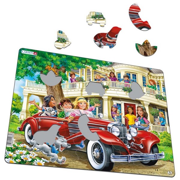 Larsen (US35) - "Cabriolet Girls" - 40 pieces puzzle