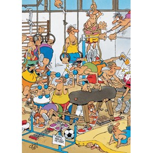 Jumbo (17455) - Jan van Haasteren: "Fitnessstudio" - 150 pieces puzzle