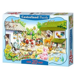 Castorland (C-02214) - "The Farm" - 20 pieces puzzle