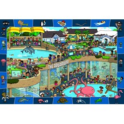 Eurographics (6100-0543) - "Crazy Aquarium (Spot & Find)" - 100 pieces puzzle