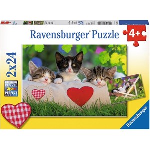 Ravensburger (07801) - "Cats" - 24 pieces puzzle