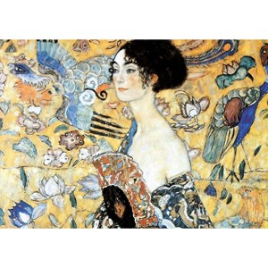 Puzzle Michele Wilson (W515-100) - Gustav Klimt: "Lady with Fan" - 100 pieces puzzle