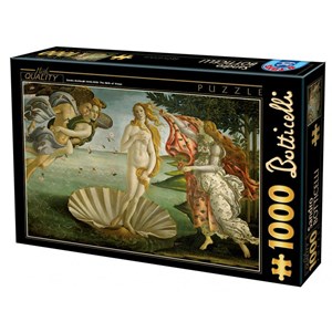 D-Toys (72672-BO01) - Sandro Botticelli: "The Birth of Venus" - 1000 pieces puzzle