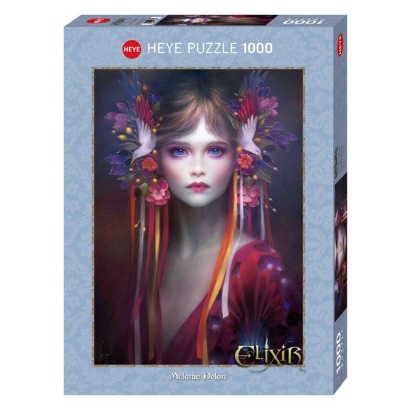 Heye (29781) - Melanie Delon: "Pretty in Pink" - 1000 pieces puzzle