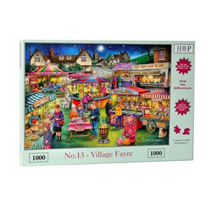 The House of Puzzles (4395) - "Village Fayre" - 1000 pieces puzzle