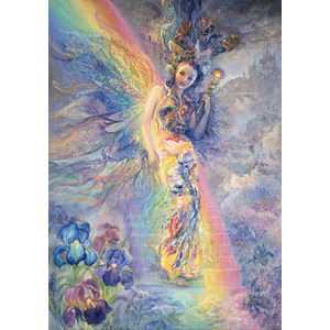 Grafika (T-00290) - Josephine Wall: "Iris, Keeper of the Rainbow" - 1500 pieces puzzle