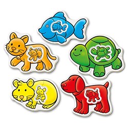 Educa (14864) - "Domestic Animals" - 2 3 4 pieces puzzle