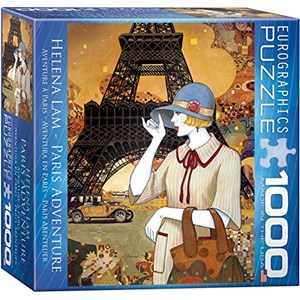 Eurographics (8000-0517) - Helena Lam: "Paris Adventure" - 1000 pieces puzzle