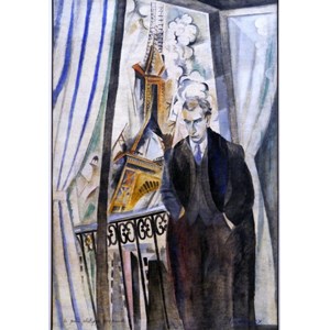 Grafika (00316) - Robert Delaunay: "Le Poète Philippe Soupault, 1922" - 1000 pieces puzzle