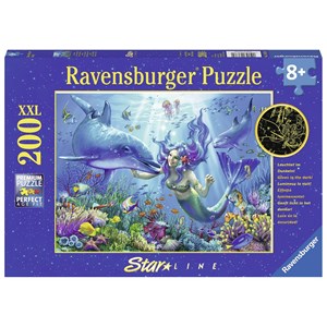 Ravensburger (13678) - "Luminous Underwater Paradise" - 200 pieces puzzle