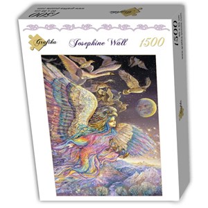 Grafika (T-00330) - Josephine Wall: "Ariel's Flight" - 1500 pieces puzzle