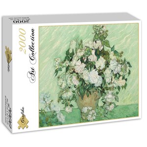 Grafika (01522) - Vincent van Gogh: "Roses, 1890" - 2000 pieces puzzle
