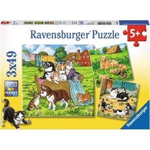 Ravensburger (08002) - "Cats and Dogs" - 49 pieces puzzle