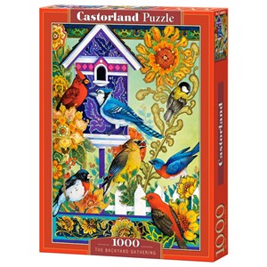 Castorland (C-104000) - David Galchutt: "The Backyard Gathering" - 1000 pieces puzzle
