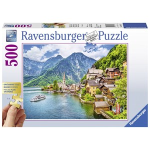 Ravensburger (13687) - "Hallstatt, Austria" - 500 pieces puzzle