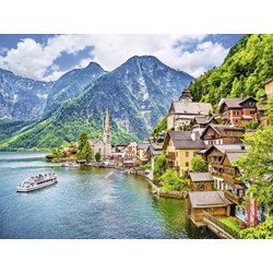 Ravensburger (13687) - "Hallstatt, Austria" - 500 pieces puzzle