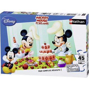 Nathan (86465) - "Mickey, Baking Day" - 45 pieces puzzle