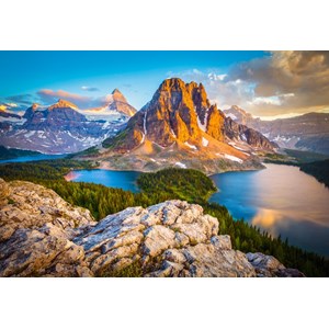 Castorland (C-103423) - "Assiniboine Vista, Banff National Park, Canada" - 1000 pieces puzzle