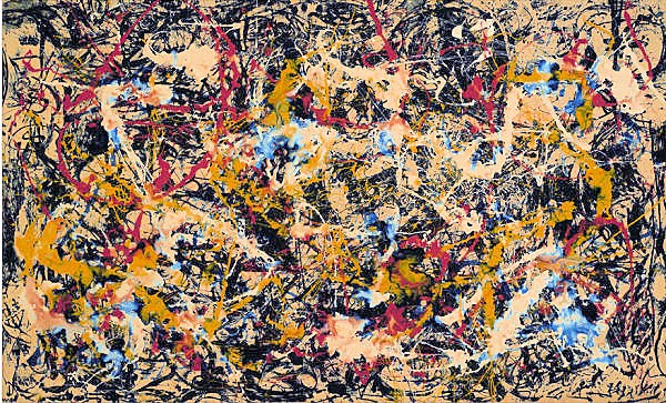Pomegranate (AA558) - Jackson Pollock: "Convergence, 1952" - 1000 pieces puzzle