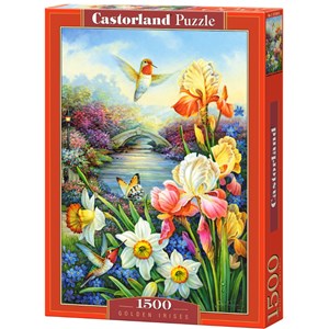 Castorland (C-151509) - "Golden Irises" - 1500 pieces puzzle