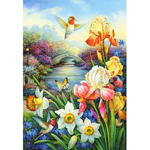 Castorland (C-151509) - "Golden Irises" - 1500 pieces puzzle