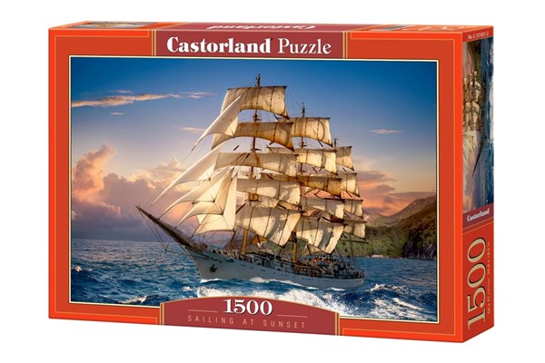 Castorland (C-151431) - "Sailing At Sunset" - 1500 pieces puzzle