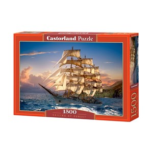 Castorland (C-151431) - "Sailing At Sunset" - 1500 pieces puzzle