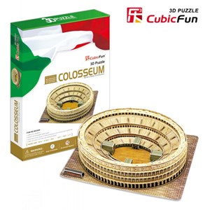 Cubic Fun (MC055H) - "Italy, Rome, The Coliseum" - 84 pieces puzzle