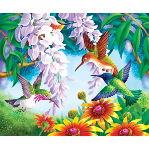 SunsOut (67605) - "Hummingbird Fly By" - 1000 pieces puzzle