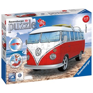 Ravensburger (12516) - "Volkswagen T1" - 162 pieces puzzle