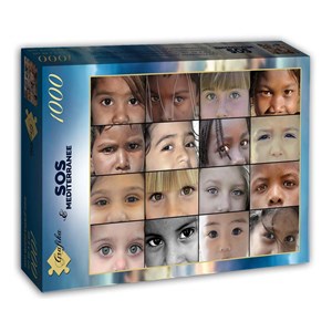 Grafika (00932) - "Eyes of Children around the World" - 1000 pieces puzzle