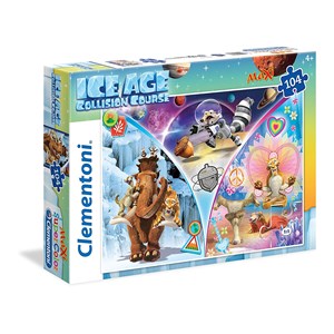 Clementoni (23977) - "Ice Age" - 104 pieces puzzle