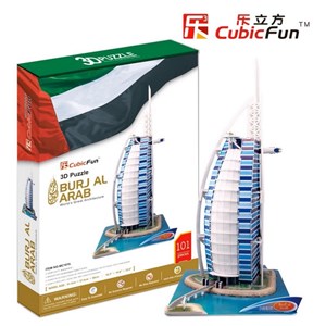 Cubic Fun (MC101H) - "Dubai, Burj Al Arab" - 101 pieces puzzle