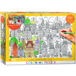 Eurographics (6033-0882) - "Town Houses" - 300 pieces puzzle