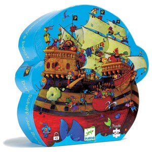 Djeco (07241) - "Barbarossa's Ship" - 54 pieces puzzle