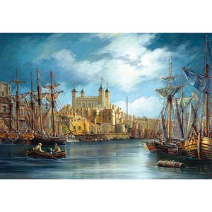 Castorland (C-300167) - "Sunrise on the Harbour" - 3000 pieces puzzle